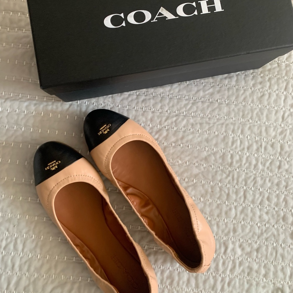 Size 9 Coach flats. Worn once for about two hours.